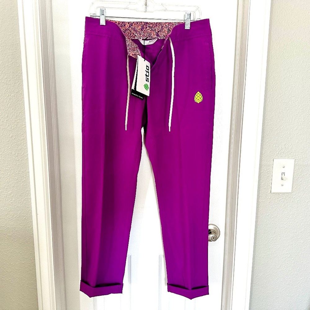NWT Stio Women's Size 6 CFS Board Pants Bright Lupine